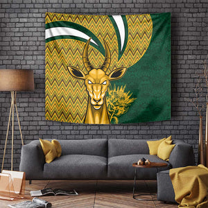 South Africa Rugby Tapestry - Come On Bokke, Champion World Cup