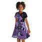 Personalized African Lady Lupus Awareness Kid Short Sleeve Dress Fight Support Cure