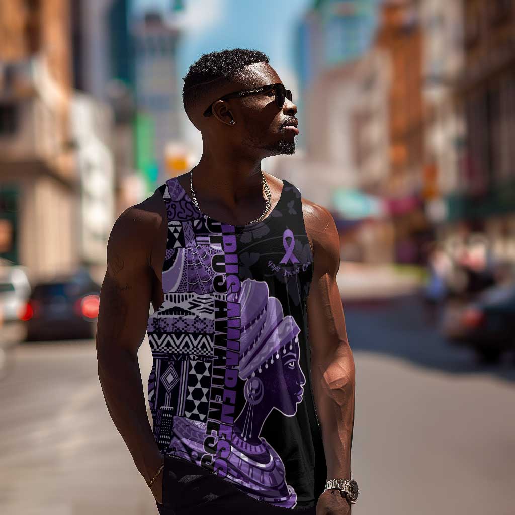 Personalized African Lady Lupus Awareness Men Tank Top Fight Support ...