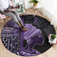 African Lady Lupus Awareness Round Carpet Fight Support Cure