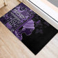African Lady Lupus Awareness Rubber Doormat Fight Support Cure