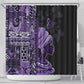 African Lady Lupus Awareness Shower Curtain Fight Support Cure