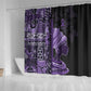 African Lady Lupus Awareness Shower Curtain Fight Support Cure