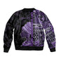 Personalized African Lady Lupus Awareness Sleeve Zip Bomber Jacket Fight Support Cure