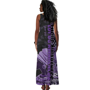 Personalized African Lady Lupus Awareness Tank Maxi Dress Fight Support Cure