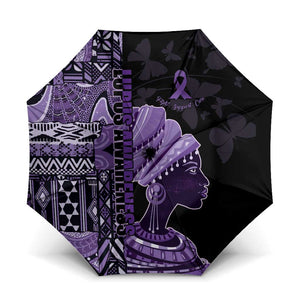 African Lady Lupus Awareness Umbrella Fight Support Cure