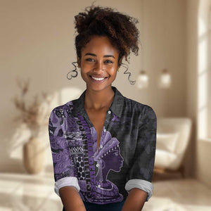 Personalized African Lady Lupus Awareness Women Casual Shirt Fight Support Cure