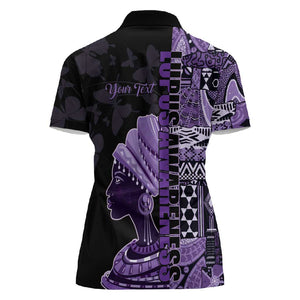 Personalized African Lady Lupus Awareness Women Polo Shirt Fight Support Cure