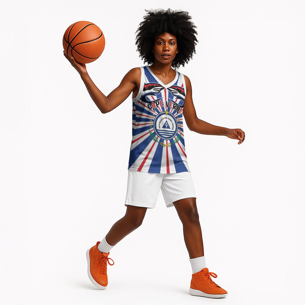 Personalized Cape Verde 1975 Basketball Jersey Happy Independence Day