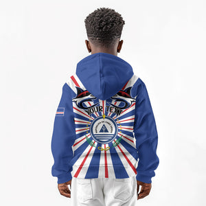 Personalized Cape Verde 1975 Kid Hoodie Happy Independence Day