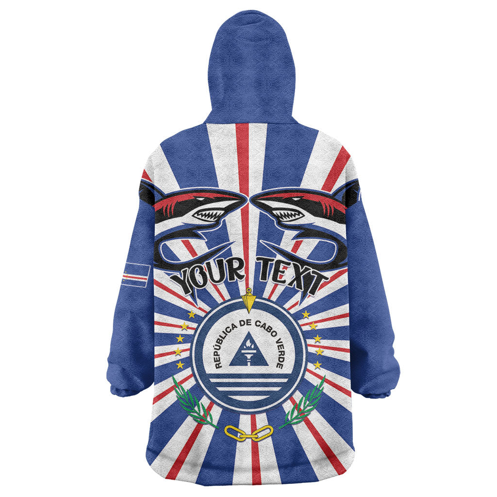 Personalized Cape Verde 1975 Kid Wearable Blanket Hoodie Happy Independence Day