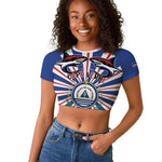 Personalized Cape Verde 1975 Raglan Cropped T shirt Happy Independence Day