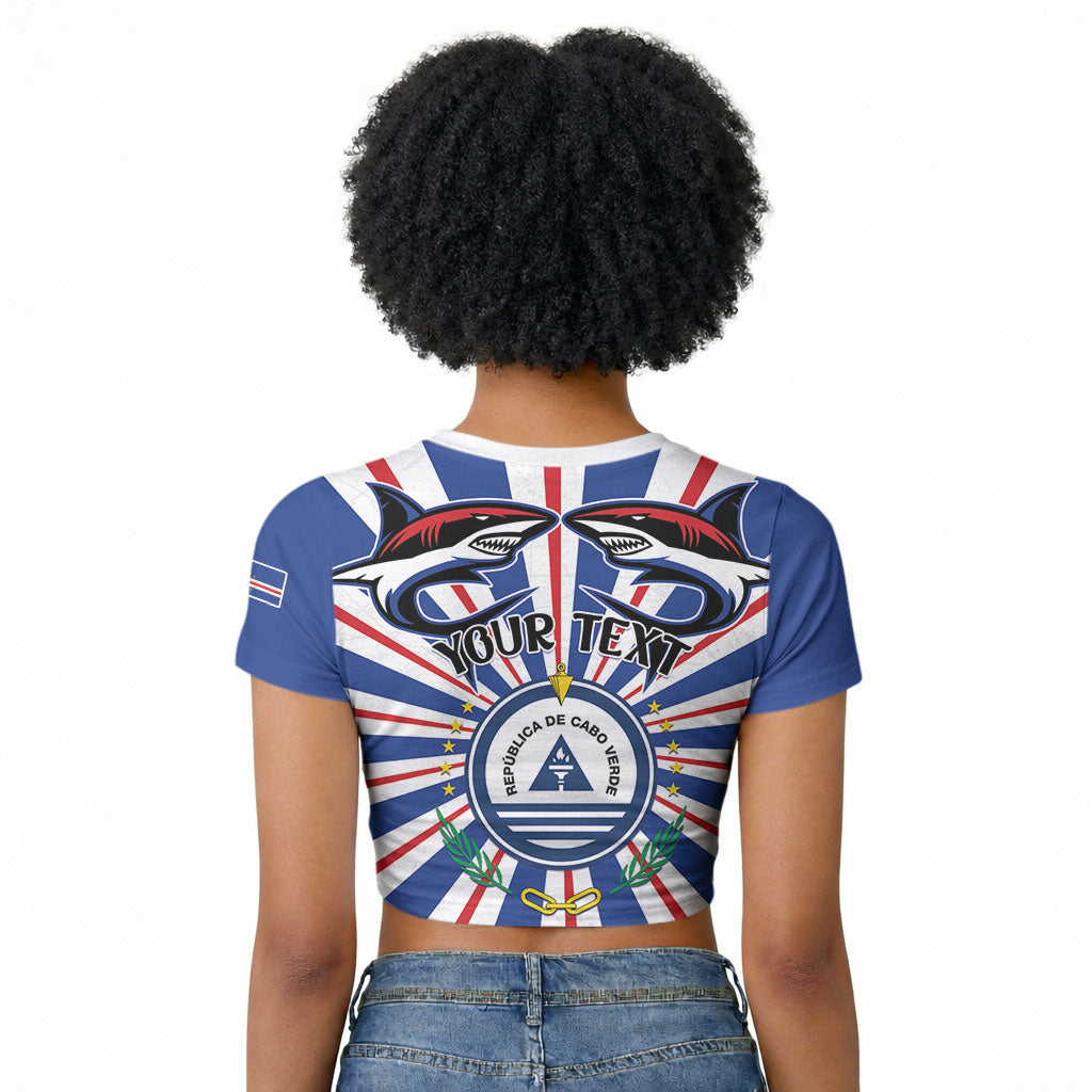 Personalized Cape Verde 1975 Raglan Cropped T shirt Happy Independence Day