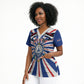 Personalized Cape Verde 1975 Scrub Top Happy Independence Day