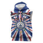 Personalized Cape Verde 1975 Sleeveless Hoodie Happy Independence Day