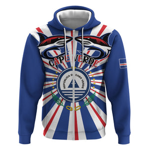 Personalized Cape Verde 1975 Zip Hoodie Happy Independence Day