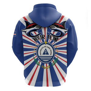 Personalized Cape Verde 1975 Zip Hoodie Happy Independence Day