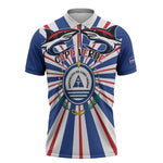 Personalized Cape Verde 1975 Zipper Polo Shirt Happy Independence Day