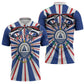 Personalized Cape Verde 1975 Zipper Polo Shirt Happy Independence Day