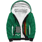 Personalized One Zambia One Nation Sherpa Hoodie Happy Independence Day