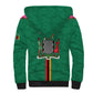 Personalized One Zambia One Nation Sherpa Hoodie Happy Independence Day