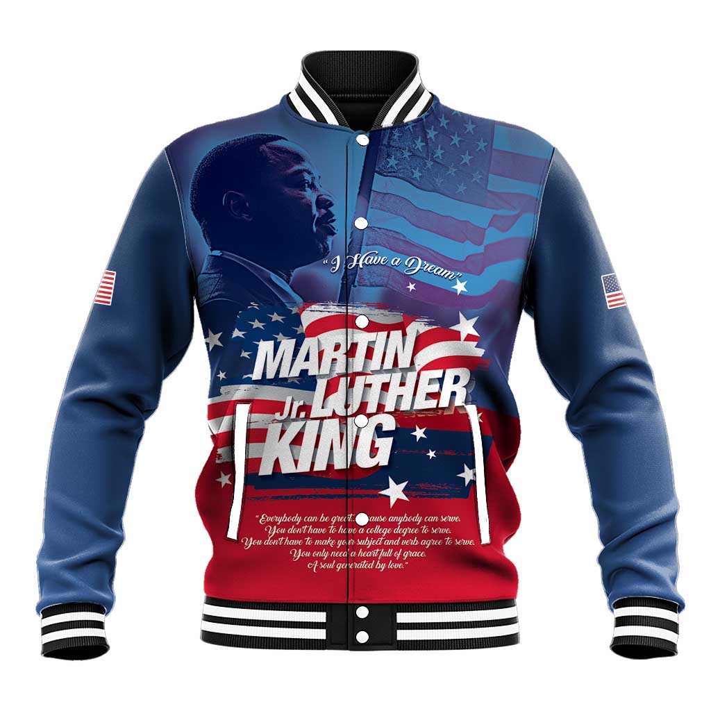 Martin Luther King MLK Baseball Jacket I Have A Dream - African Pride