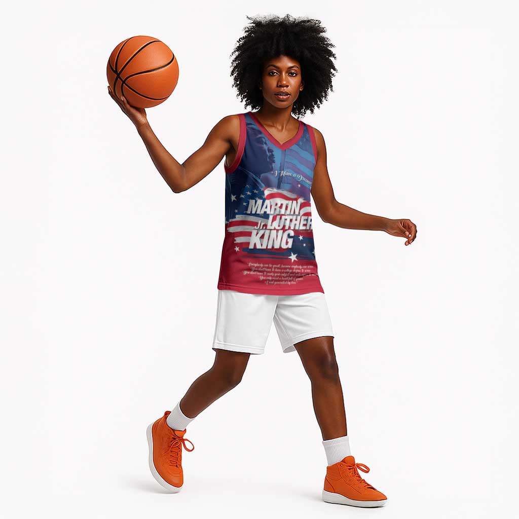 Martin Luther King MLK Basketball Jersey I Have A Dream - African Pride