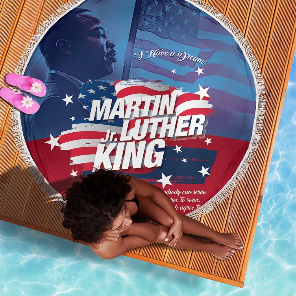 Martin Luther King MLK Beach Blanket I Have A Dream - African Pride