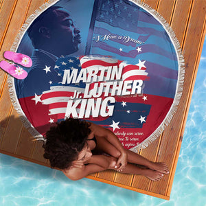 Martin Luther King MLK Beach Blanket I Have A Dream - African Pride