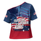 Martin Luther King MLK Cross Shoulder Shirt I Have A Dream - African Pride