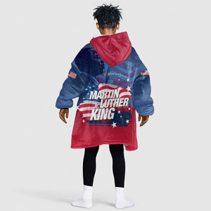 Martin Luther King MLK Kid Wearable Blanket Hoodie I Have A Dream - African Pride