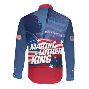 Martin Luther King MLK Long Sleeve Button Shirt I Have A Dream - African Pride