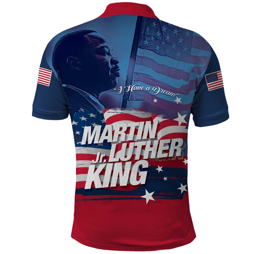 Martin Luther King MLK Polo Shirt I Have A Dream - African Pride