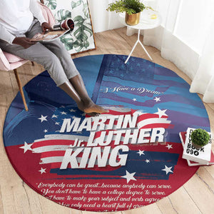Martin Luther King MLK Round Carpet I Have A Dream - African Pride