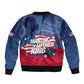 Martin Luther King MLK Sleeve Zip Bomber Jacket I Have A Dream - African Pride