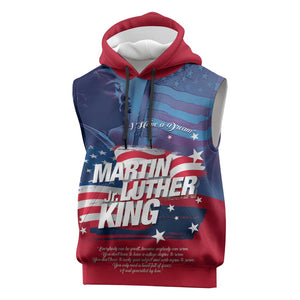 Martin Luther King MLK Sleeveless Hoodie I Have A Dream - African Pride