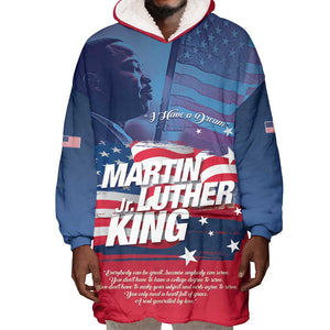 Martin Luther King MLK Wearable Blanket Hoodie I Have A Dream - African Pride