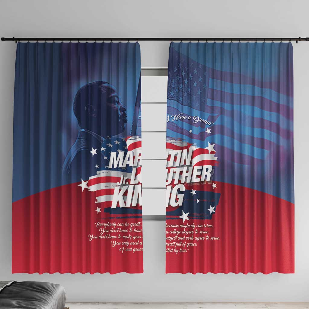 Martin Luther King MLK Window Curtain I Have A Dream - African Pride