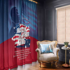 Martin Luther King MLK Window Curtain I Have A Dream - African Pride