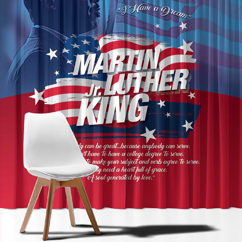 Martin Luther King MLK Window Curtain I Have A Dream - African Pride