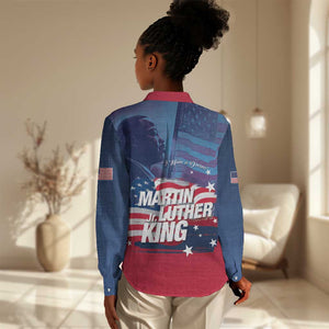 Martin Luther King MLK Women Casual Shirt I Have A Dream - African Pride