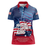 Martin Luther King MLK Women Polo Shirt I Have A Dream - African Pride