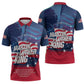 Martin Luther King MLK Zipper Polo Shirt I Have A Dream - African Pride