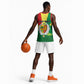 Custom Senegal Basketball Jersey with Bahamian Lion and Baobab Flag Style - African Pride