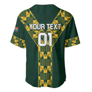 Custom South Africa 2024 Rugby Baseball Jersey Go Springboks Protea Pattern