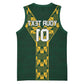 Custom South Africa 2024 Rugby Basketball Jersey Go Springboks Protea Pattern - African Pride