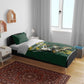 South Africa 2024 Rugby Bedding Set Go Springboks Protea Pattern