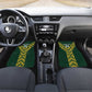 South Africa 2024 Rugby Car Mats Go Springboks Protea Pattern
