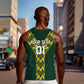 Custom South Africa 2024 Rugby Men Tank Top Go Springboks Protea Pattern