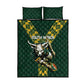 South Africa 2024 Rugby Quilt Bed Set Go Springboks Protea Pattern